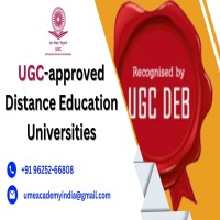 UGCapproved Distance Education Universities